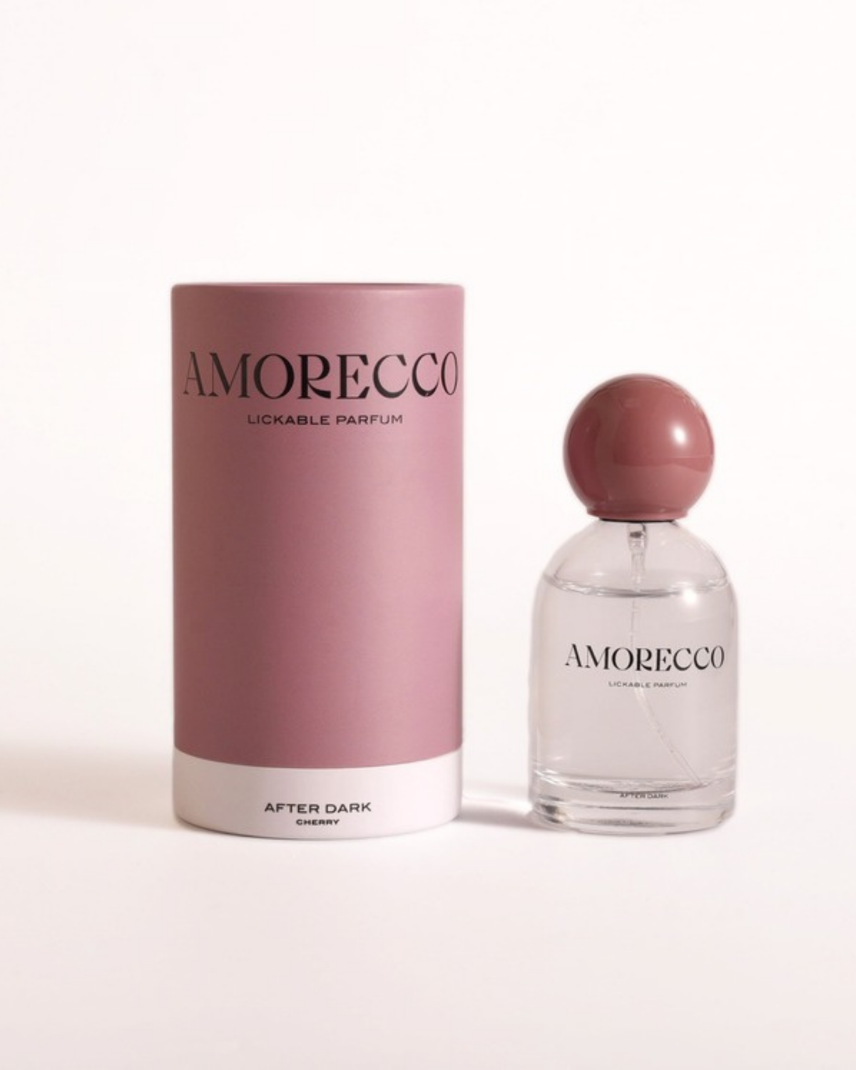 Amorecco After Dark 50ml lickable scent bottle and box