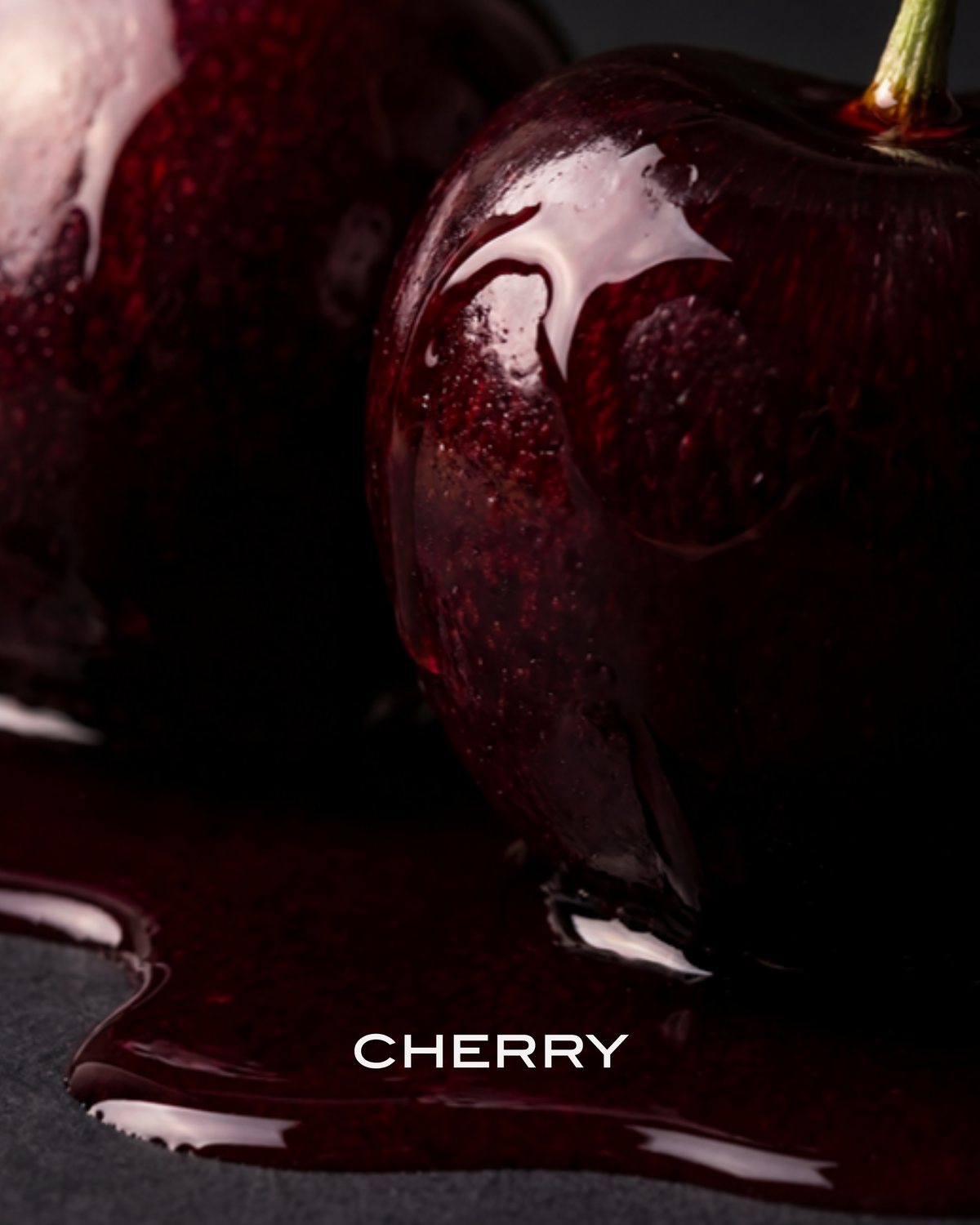 Glossy dark cherries, the lead note of After Dark lickable scent
